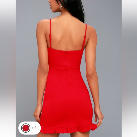 LULUS SPOONFUL OF SASS RED BODYCON MINI DRESS - Picture 3 of 6